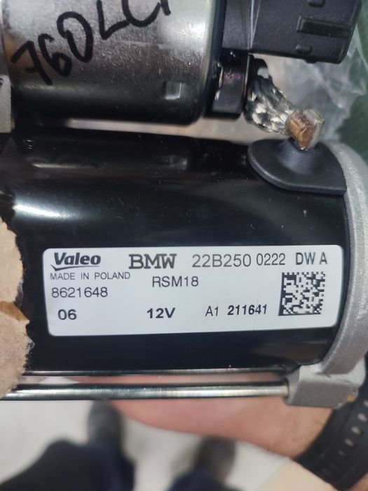 starter electromotor bmw seria 7 g12 760 rolls royce cullinan nou