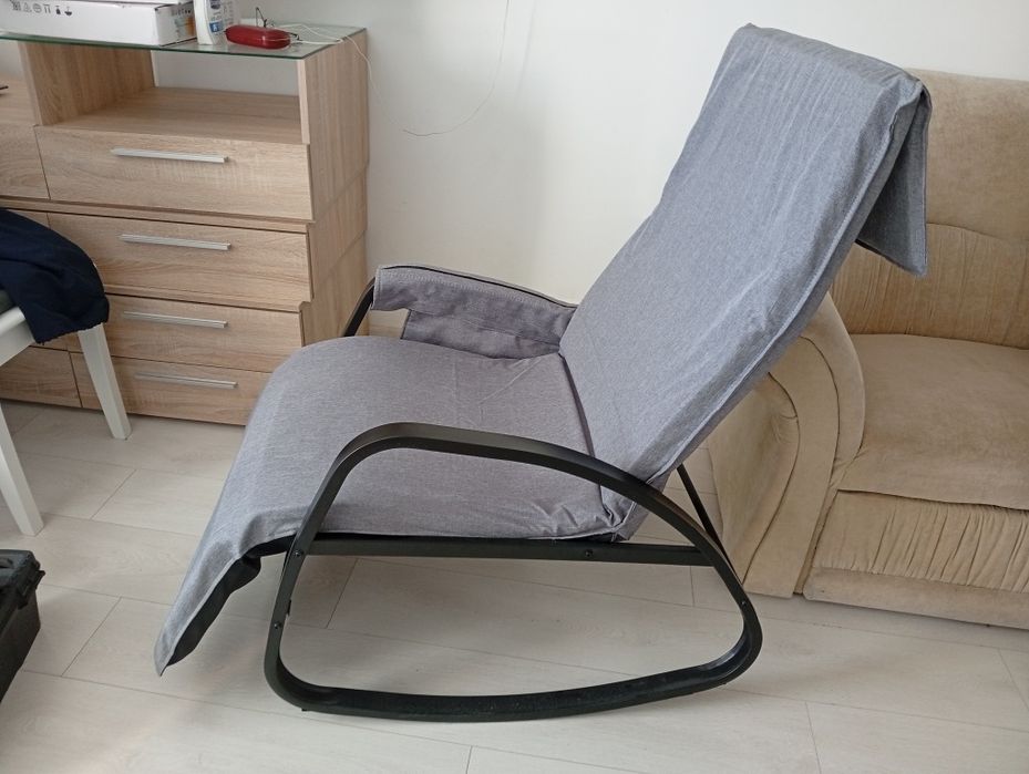 Balansoar tapițerie gri stare foarte bună