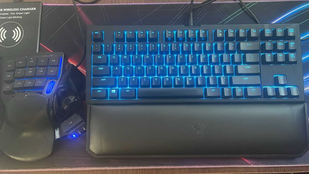 Razer Blackwidow Tournament Edition V2 + Razer Basilisk