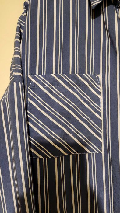 Дамска риза на райе (oversize стил) LBD