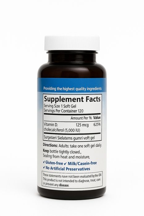 Carlson Labs Vitamin D3 5000 IU