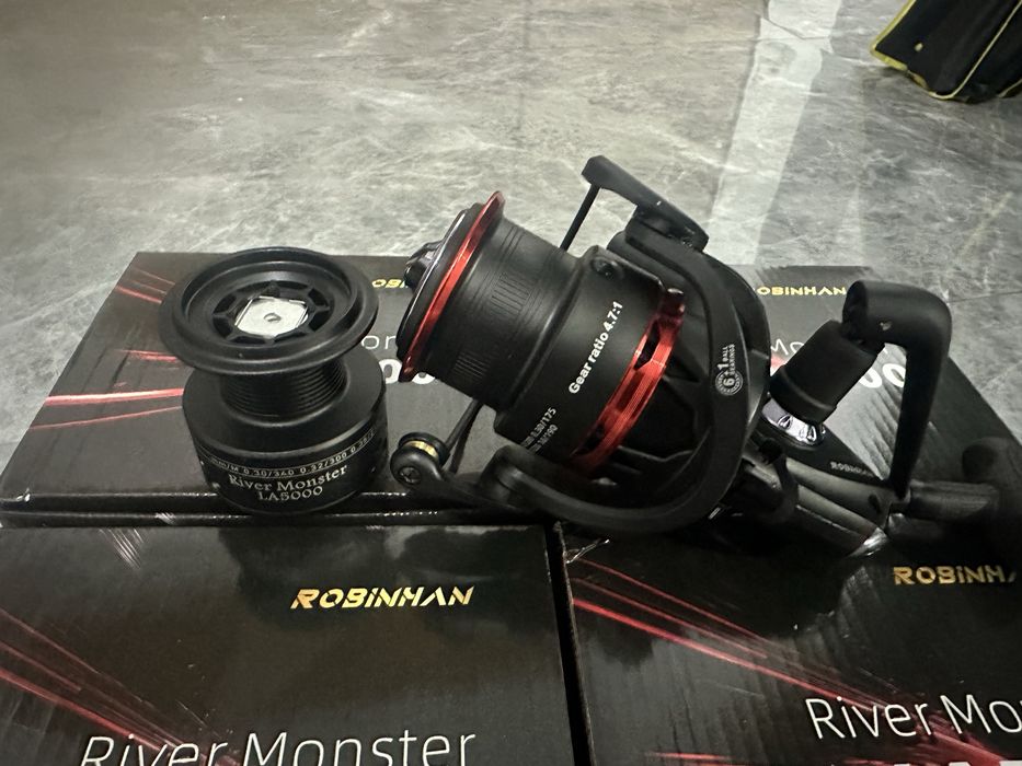 Set 4 mulinete Robinhan River Monster LA5000 – noi, în cutii originale