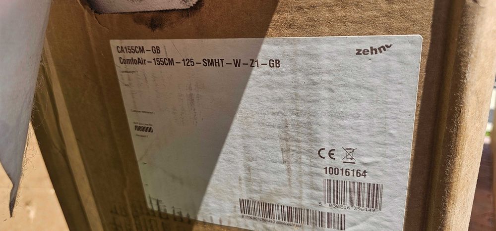 Unitate recuperare caldura ,ventilație, Zehnder