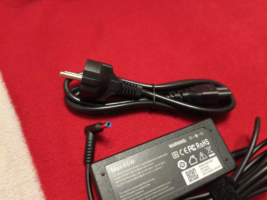 65W HP Laptop Charger – 19.5V 3.33A – Compatibil Pavilion, ProBook,etc