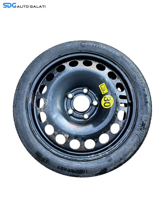 Roata Janta Tabla Rezerva Slim 5x110 T115 70 16 R16 Opel Adam 2015 - 2017 Cod 2160132 13205892 [B4196]