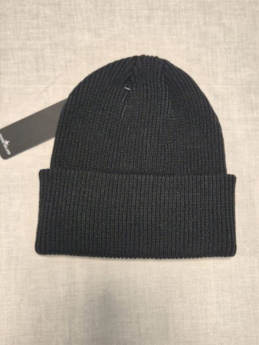 Căciula Stone Island, culoare neagră, Unisex