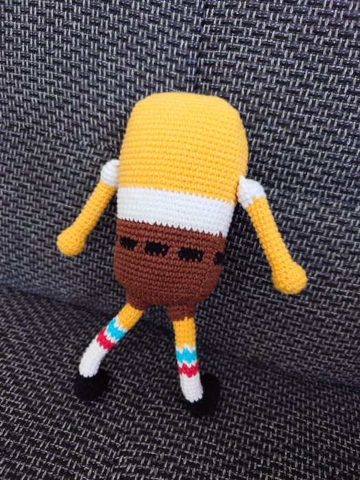 Ръчно плетен спонджбоб