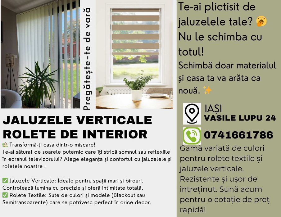 jaluzele & rolete