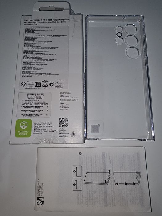 Husa transparenta Originala Samsung pt. S23 ULTRA - NOUA