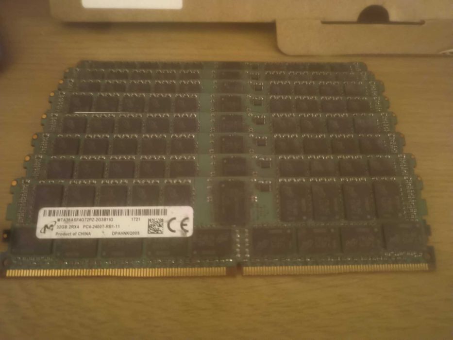 Kit 4x RAM server Micron 32GB DDR4 ECC REG 2400MHz – 128GB total