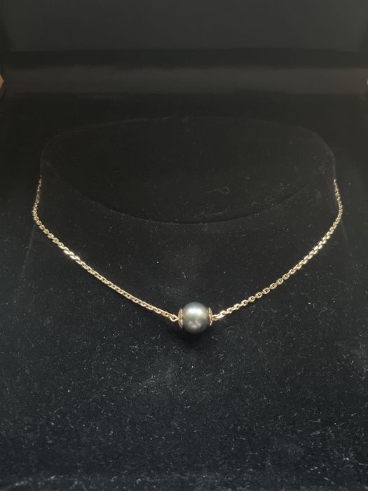 Pandantiv aur galben 14ct cu perla Tahiti