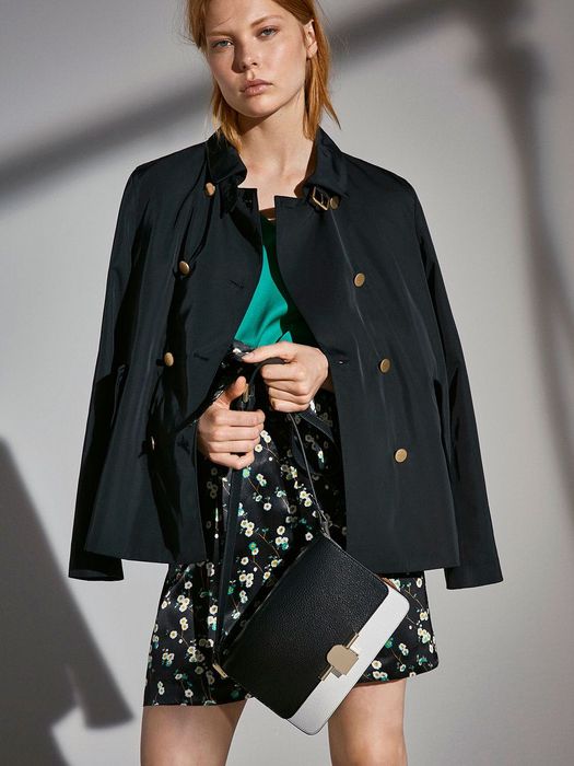 Новый Massimo Dutti тренч короткий L