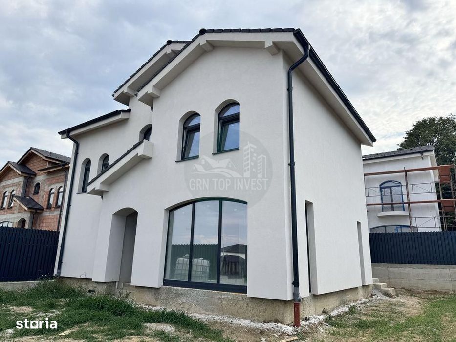Casa noua individuala 4 camere 2 bai terasa curte Calea Cisnadiei