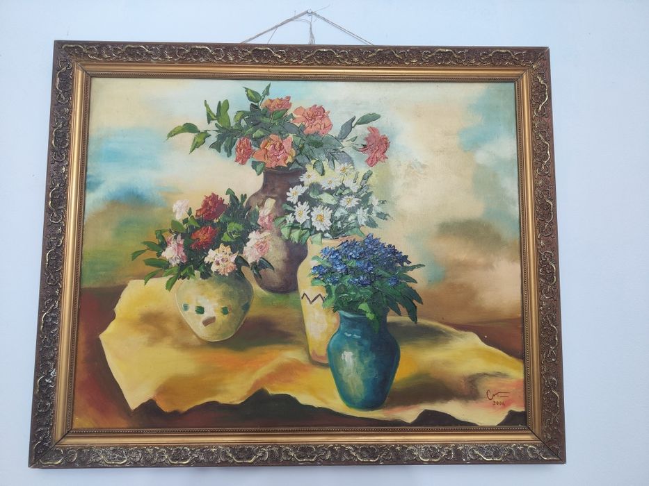 Картина маслом Цветы