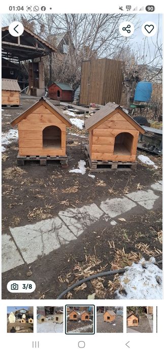 Будки для собак.