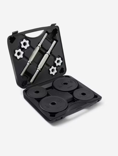 Set gantere și bare Bodybuilding 20 kg
