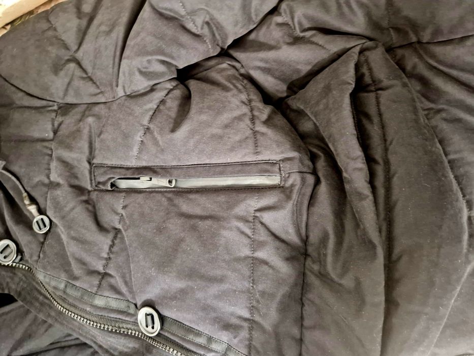 Geacā parka cu blanita naturala S