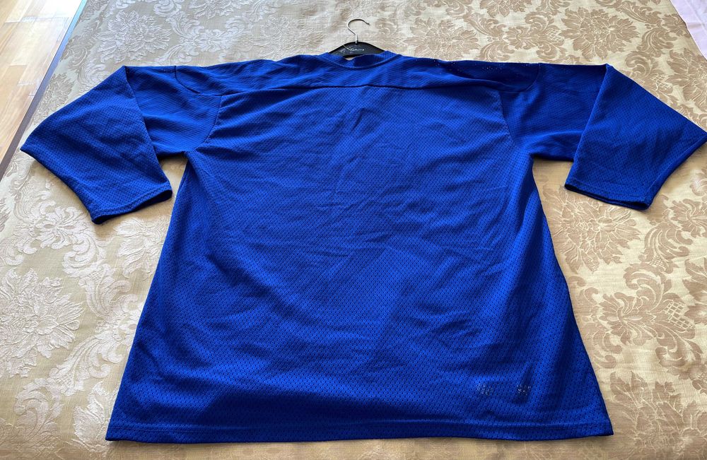 Tricou Antrenament Hochei Senior Mărimea XL – Albastru, Blank