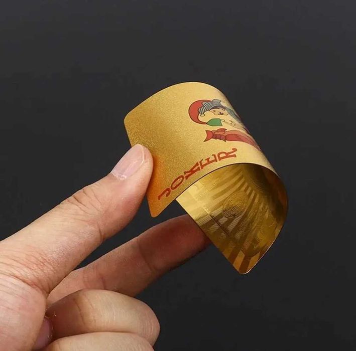 Новые Карты Золотые из пластика!