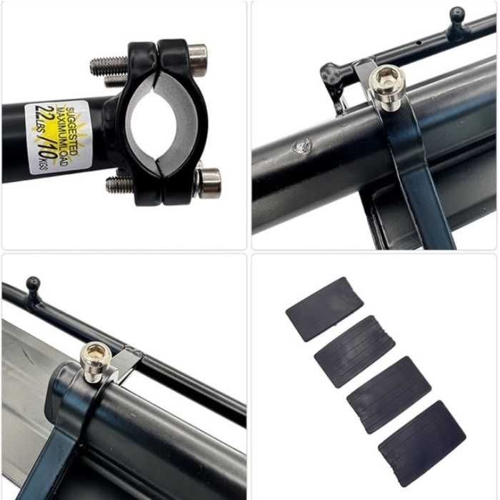 Алуминиев багажник за велосипед Automat – Лек и здрав, до 10 кг товар