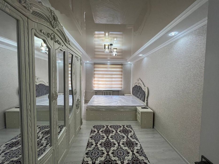 Сдаётся 2х комнатная квартира 
С обстановкой  Люкс
В горде Алмалыке