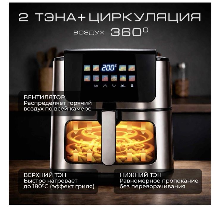 Аэрогриль мощьный 12,5л