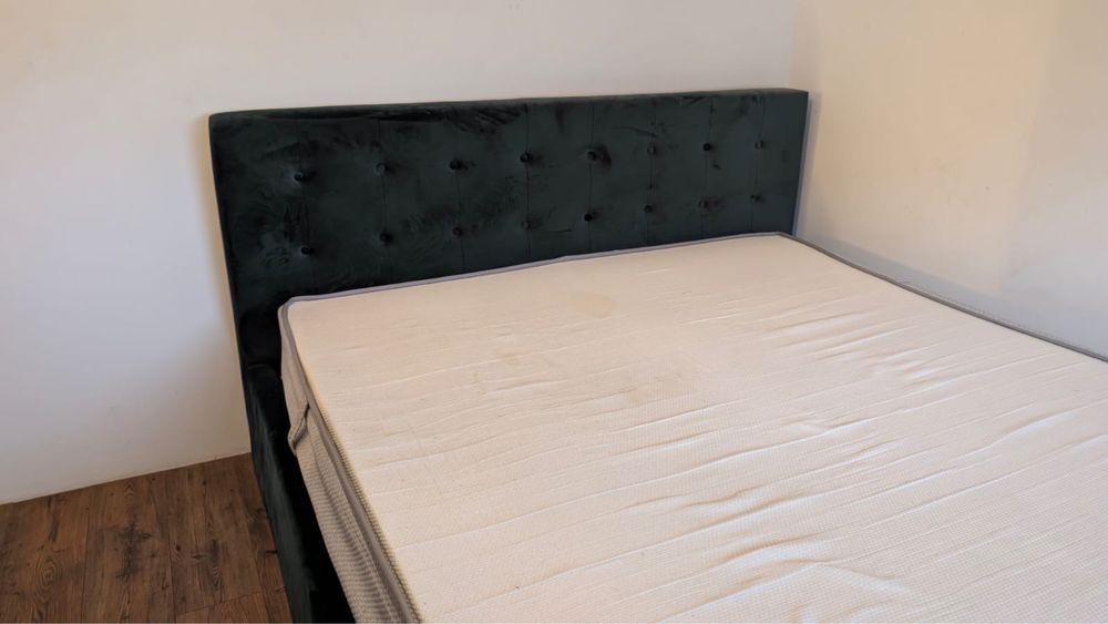 Vand pat dublu 180x200-saltea inclusa