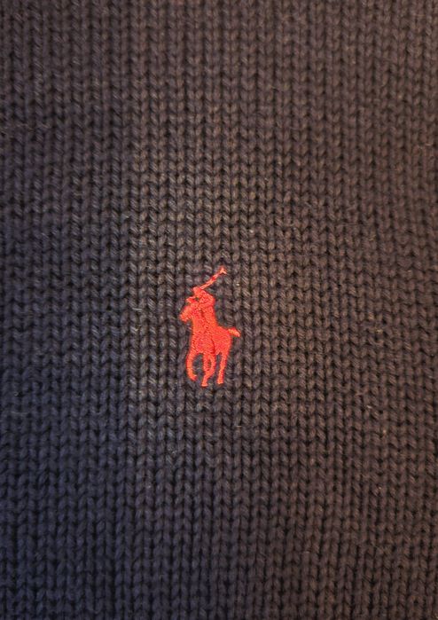Pulover iconic Polo Ralph Lauren - mărimea M unisex navy