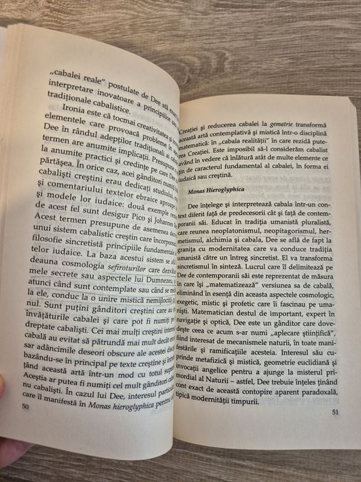 Carte rară Monada Hieroglifică – John Dee, Ed. Herald (OOP)