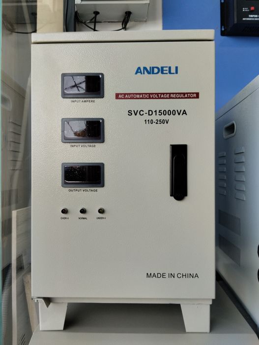 Stabilizator Andeli SVC 15-kva стабилизатор toʻk koʻpaytirgich