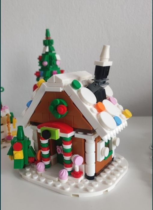 Конструктор влакче, елха, къщичка