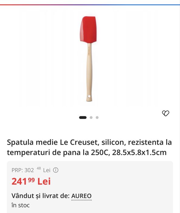Spatula silicon Le Creuset