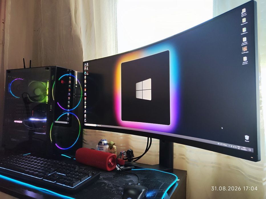 Геймърски i9 9900K, RTX 3060Ti 8GB, RAM 16GB DDR4 3466, SSD 512GB NVME
