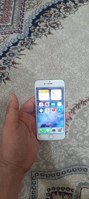 Apple Iphone 7 256GB Silver Oq Original Holati Yaxshi 256GB Flagman