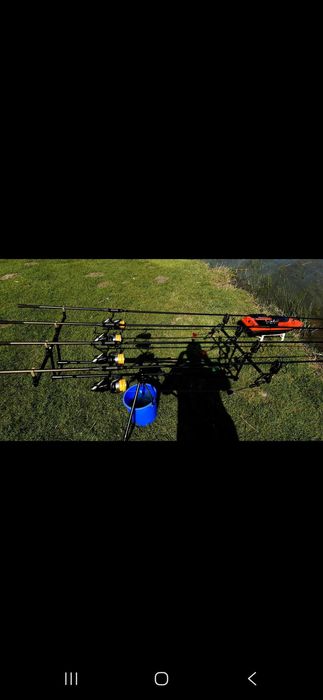 Rod-pod Trilux , mulinete Okuma Power Liner 865