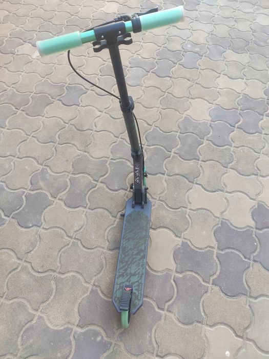 Trotineta copii Decathlon Oxelo MID 5 negru-turcoaz