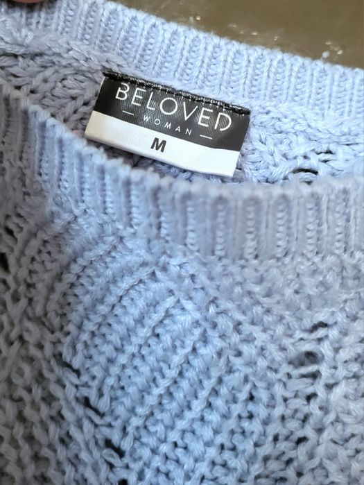 Pulover dama Beloved bleu, M