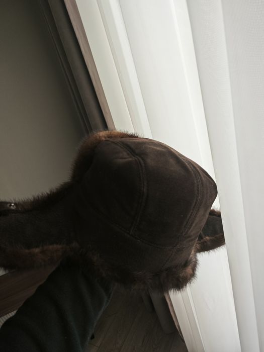 Шапка ушанка норка