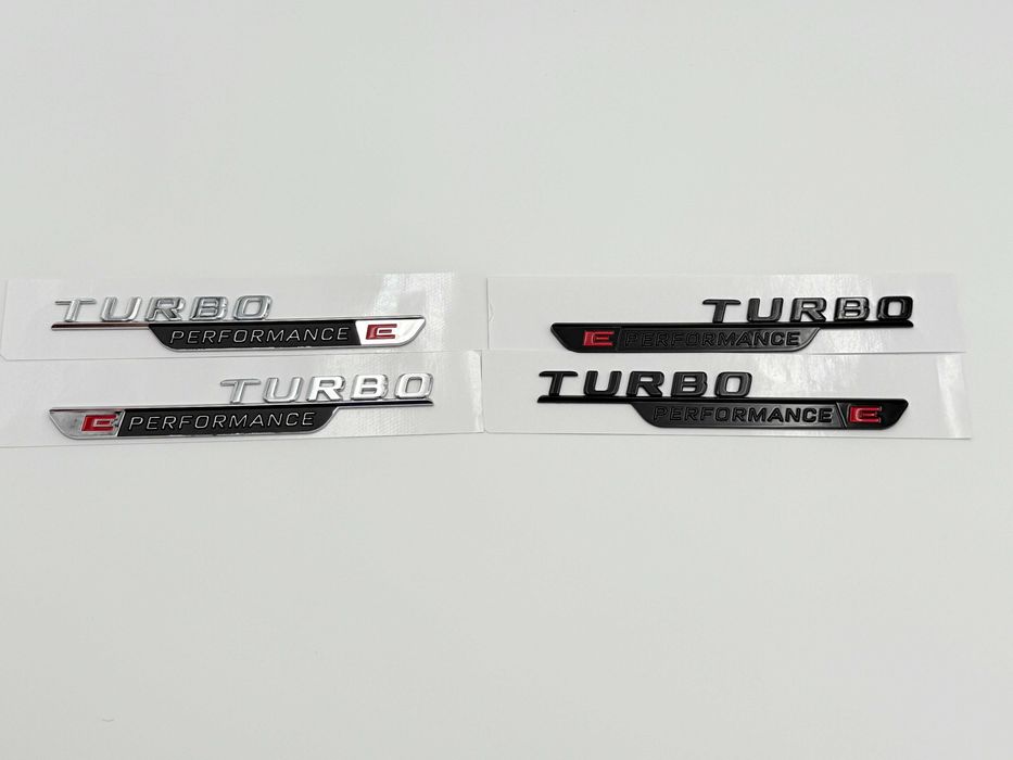 Set Embleme Compatibile Mercedes Turbo E Performance