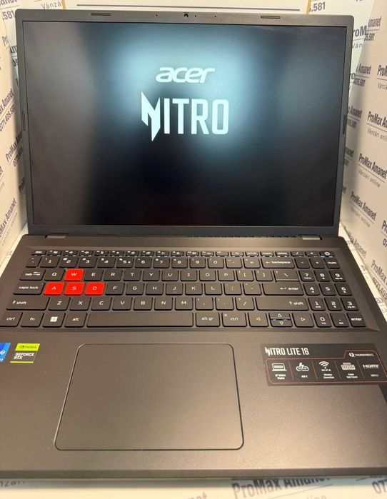 Laptop Gaming Acer Nitro Lite 16 165Hz I7-13620h 16gb Ram RTX 3050 6Gb 512gb SSD ProMax Amanet