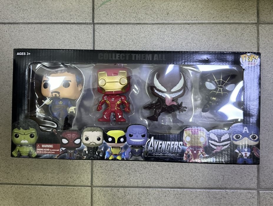 Голям комплект 4 фигурки Avengers/Отмъстителите Pop