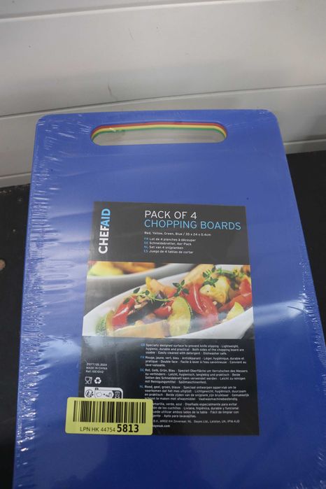 Комплект дъски за рязане 4 бр. Chef Aid, противоплъзгащи , 35x24х0.4см