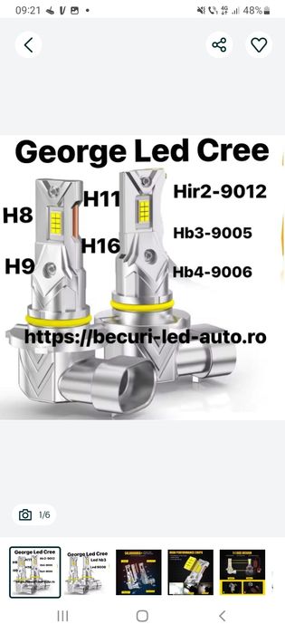 Becuri led fază lunga 120w