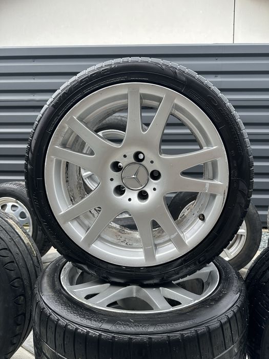 Vand jante aliaj Mercedes R17 - w211 w219 + cauciucuri A219 401 07 02 / A219 401 00 02 - 235 / 45 / R17
