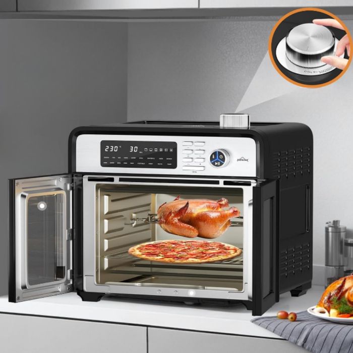 Комбиниран фритюрник с горещ въздух и фурна XXL 28 литра - здравословн