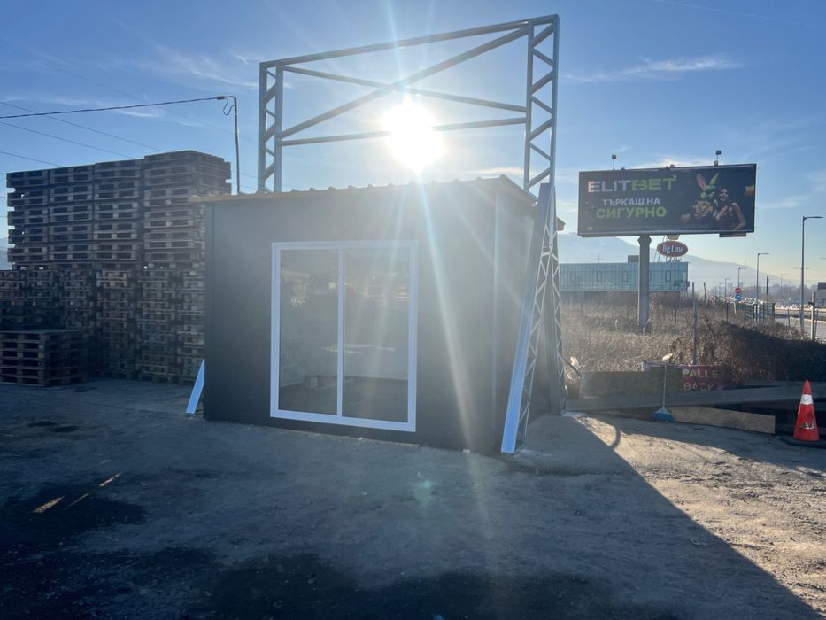 Премествамо бунгало за офис , сглобяема къща