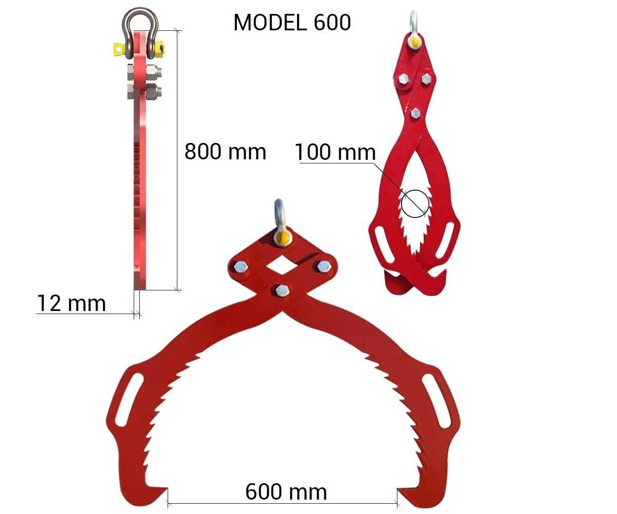 Захват для бревен. Захват для древесины, плит, джамбо, 500 мм клещи. Захват 700 / щипцы / плоскогубцы для дерева / плиты. Клещевой захват для бревен чертеж. Захват для бревен чертеж.