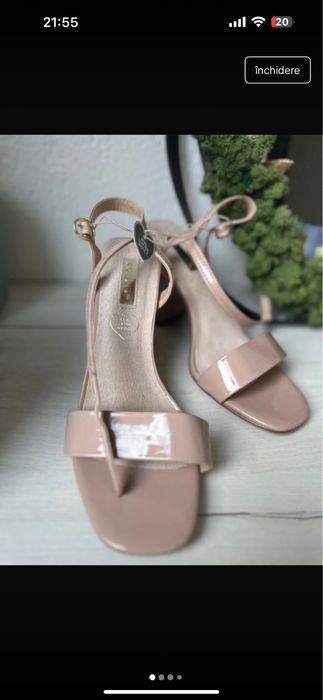 Sandale crem , marimea 39