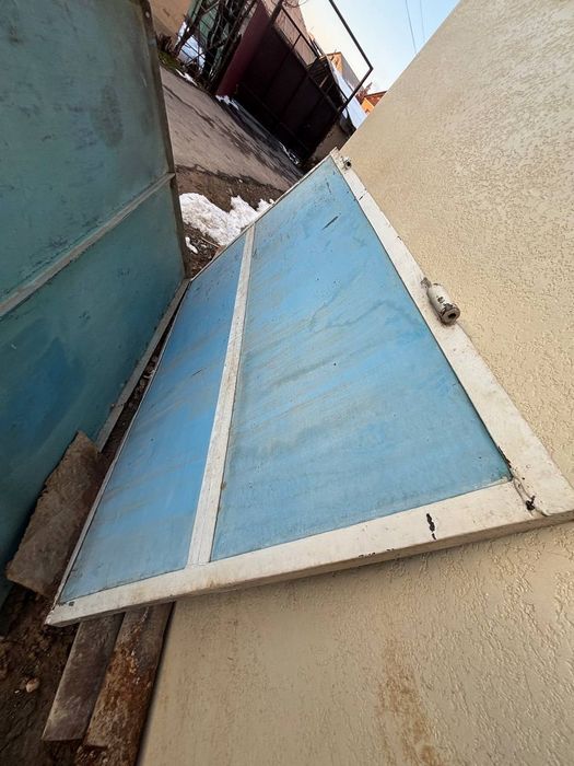 Ворота железные без калитки