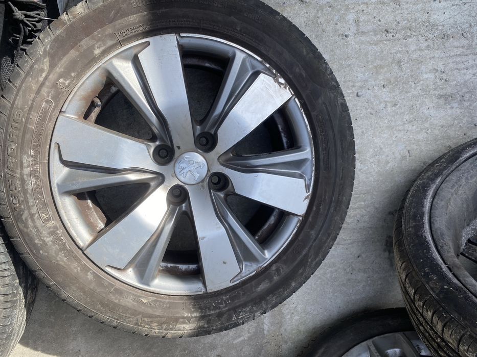Jante Aliaj Peugeot 2008+anvelope 195/60 R16